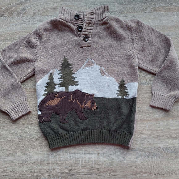 Gymboree bear 🐻 sweater 5-6 years - Picture 13 of 16